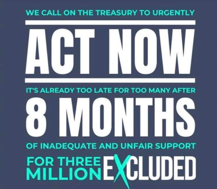taylor1612's tweet photo. @nadhimzahawi
You're way off and haven't got a clue. There's zero help
#ExcludedUK Excluded and not a penny in government support for 8 months
Reason -Taking a FULLY  taxed lump sum pension in 2018
Fully reliant on self employed income for 11 years
How is this fair https://t.co/cmlf933VjO