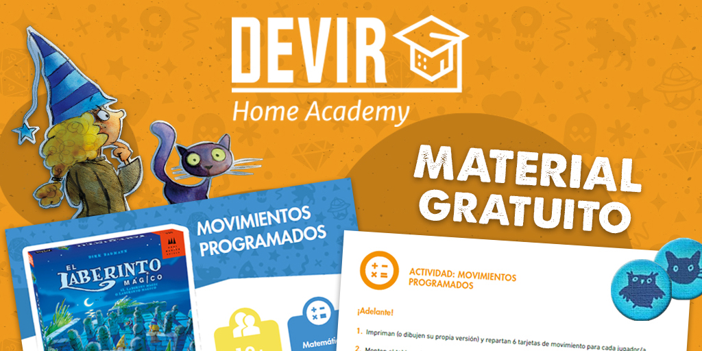 DevirIberia's tweet photo. ¡Nuevas actividades de Devir Home Academy! Para aprender jugando con el Laberinto Mágico. Visita nuestra academia virtual de aprendizaje para familias.

Las encontrarás aquí ➡️ https://t.co/YULeBmQ7s8 

#devir #deviriberia #devirhomeacademy #aprendejugando #ellaberintomagico https://t.co/qmuwyemXmV