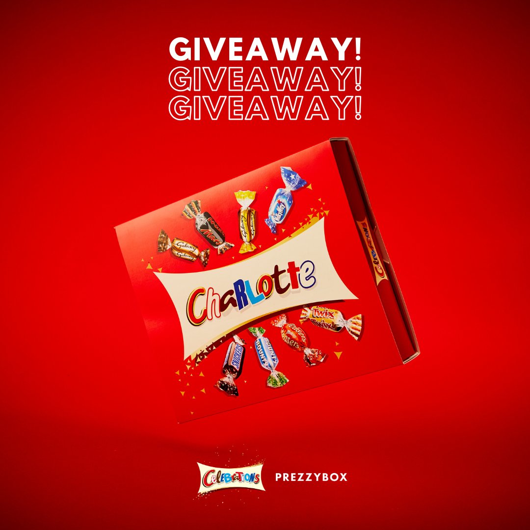 Prezzybox's tweet photo. 🎅 Win a Personalised Celebrations Box! 🎅

We're giving 5 lucky entrants the chance to win a Personalised Celebrations Box for them and one for a loved one!

To enter:
-Follow @prezzybox and @UKCelebrations 
-Tag someone who deserves a treat in the comments

T's C's Apply. (1/2) https://t.co/UyVCxWrC39
