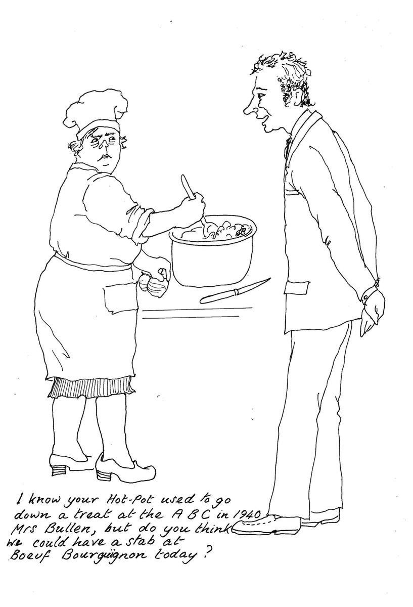 Much of the book's humour derives from the unsuitability of 70s' Leytonstone as a go-to destination for foreign visitors and a hub for international cuisine...
