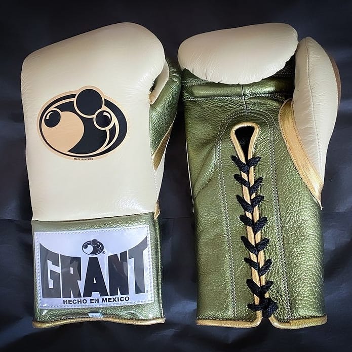 Custom Made Grant Boxing Gloves Black/Green/Golden Toys & Games Sports & Outdoor Recreation Martial Arts & Boxing Boxing Gloves 