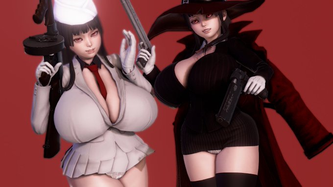 ロリカードっぽいお譲さんをリメイクしました。#NSFW #hellsing 