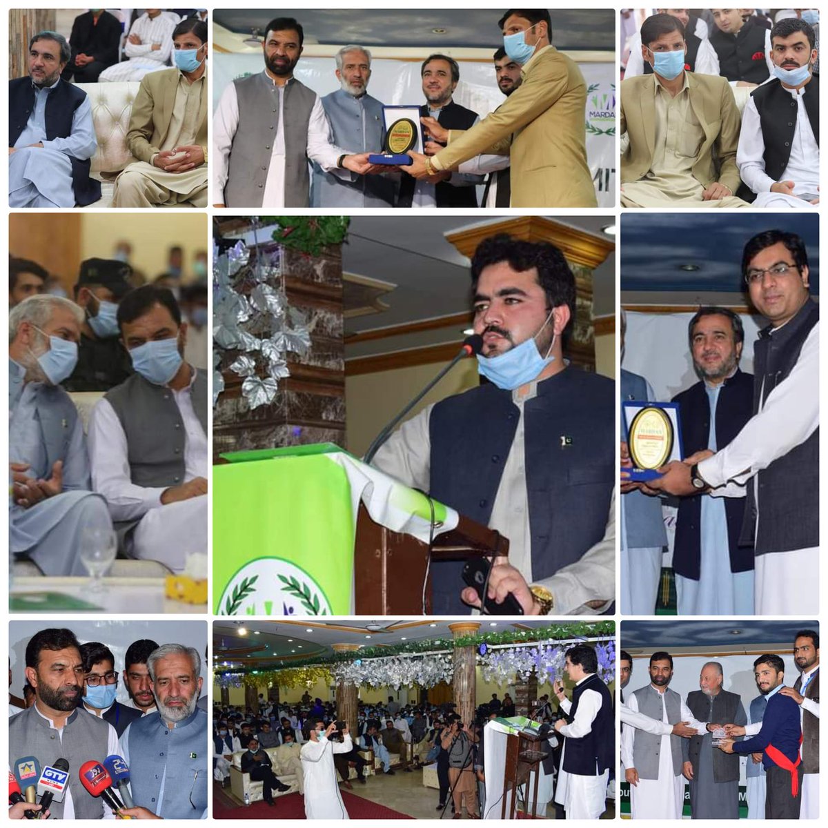 OfficeMardan's tweet photo. District Youth Office Mardan, in collaboration with Mardan Youth Parliament, organized "Mardan Youth Peace Summit 2020".
Mr. Ziaullah Bangash, Advisor to Chief Minister KP for Information Technology, graced the occasion as the chief guest. 
#Youth #PeaceSummit https://t.co/VkExjQ8Ndn
