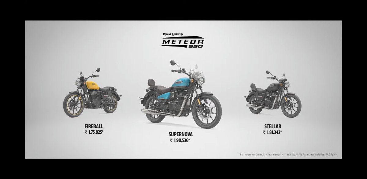 ChiragShaikh's tweet photo. https://t.co/C6ZeG4wpIU

New Bike from the Royal Enfield go and see

#Meteor350 https://t.co/m9fiiX0J4H