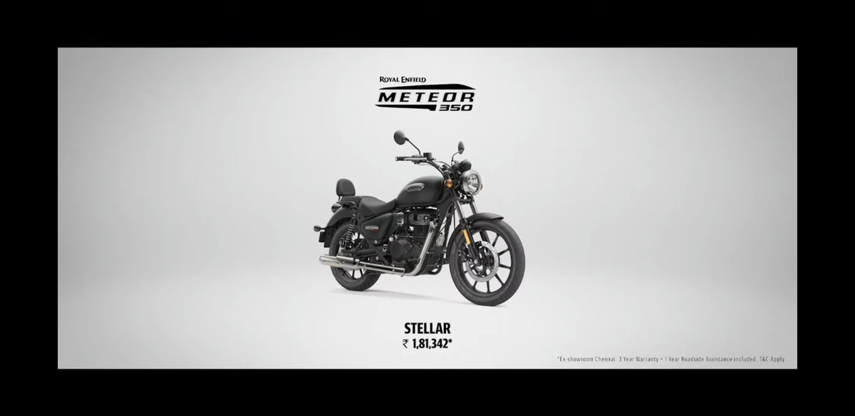 ChiragShaikh's tweet photo. https://t.co/C6ZeG4wpIU

New Bike from the Royal Enfield go and see

#Meteor350 https://t.co/m9fiiX0J4H