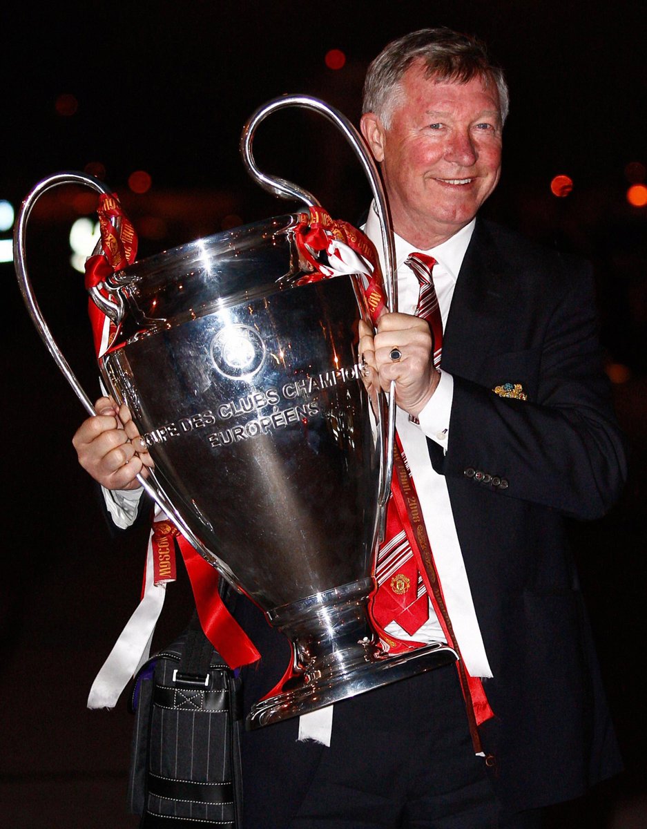 sportbible's tweet photo. On this day in 1986, Manchester United appointed Sir Alex Ferguson as their new manager. 

🏆 13 x Premier League
🏆 10 x Community Shield
🏆 5 x FA Cup
🏆 4 x League Cup
🏆 2 x Champions League
🏆 1 x Super Cup
🏆 1 x Club World Cup

The greatest. https://t.co/tGWQMOopCQ