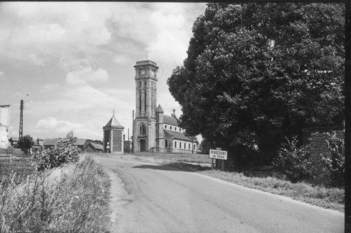 #WFA40: John Giles' photograph of Ribecourt la Tour on the Cambrai battlefields in 1971.