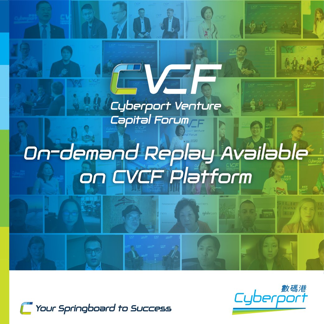 FintechNewsHK's tweet photo. Annual tech venturing event #CVCF2020 concluded with 1.7k+ attendees & 250+ deal flows! 24h on-demand videos of keynotes & panels + more extended virtual exp till mid-Nov: https://t.co/m7gfcwQZ4G @cyberport_hk #Cyberport #venturecapital #techventuring #newnormal https://t.co/Q4D2TGaYPh