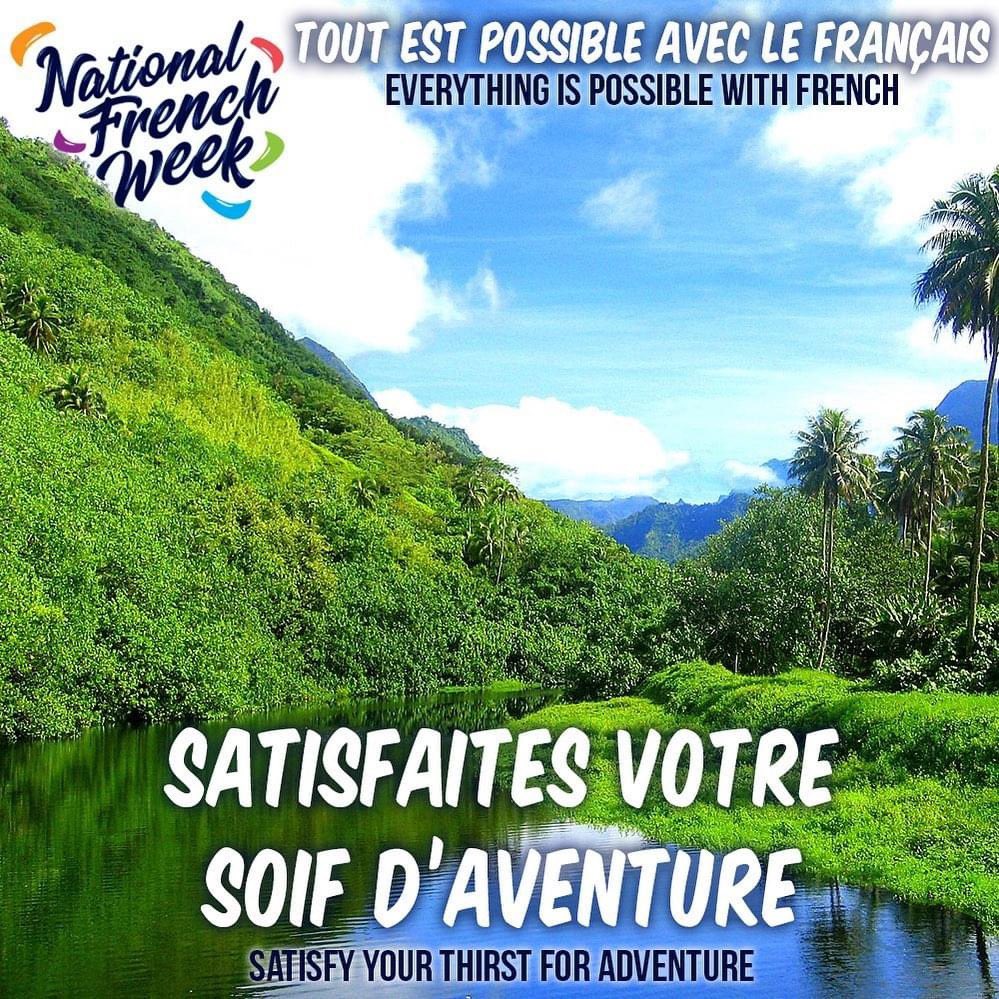 SATISFY YOUR THIRST FOR ADVENTURE with the waters, trails, and other outdoor activities on islands of Tahiti. (Photo by Demonzeed on flickr) ) #nfw #nfw2020 #toutestpossible #everythingispossible #aatf #french #learnfrench #frenchpolynesia #polynesiefrancaise