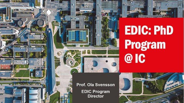 ICepfl's tweet photo. PhD at EPFL? Connect via Zoom this Monday, November 9th at 6:15pm for an info session given by EPFLโs EDIC Program Director and Professor @AlgoSvensson !
https://t.co/CSfJyiJSFt https://t.co/qiWXaJLpHn