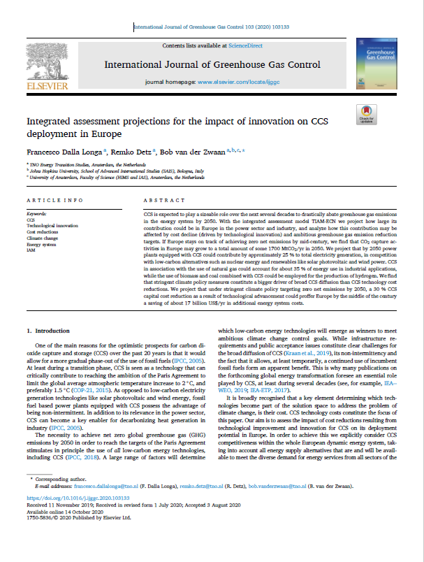 GENESIS_H2020's tweet photo. New paper published in International Journal of #Greenhouse #Gas Control about Integrated assessment projections for the impact of innovation on #CGS deployments in #Europe by @TNOpublications @TNO_Research !

#H2020 #CarbonCapture #research

https://t.co/CpUQuDfhW1 https://t.co/YJFyKcpr9m
