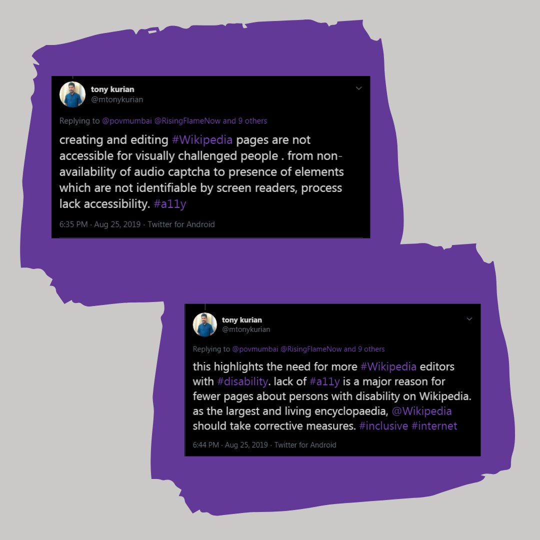 RisingFlameNow's tweet photo. Our work has been to increase the visibility of disabled leaders as well as contribute to the diverse knowledge source that is Wikipedia!

#KnowledgeIsPower #WhoseKnowledge https://t.co/bjBqAeT9Jo