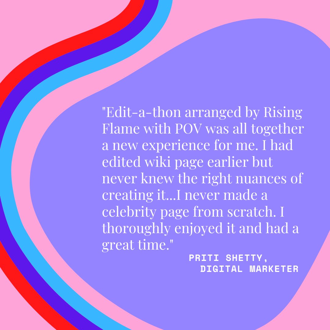 RisingFlameNow's tweet photo. Our work has been to increase the visibility of disabled leaders as well as contribute to the diverse knowledge source that is Wikipedia!

#KnowledgeIsPower #WhoseKnowledge https://t.co/bjBqAeT9Jo