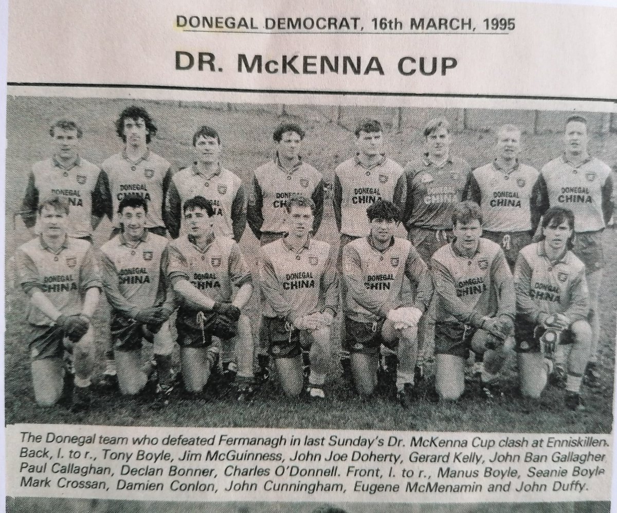 donegalGAApics's tweet photo. Donegal Team 1995 Dr McKenna Cup https://t.co/K7F2MOh49W
