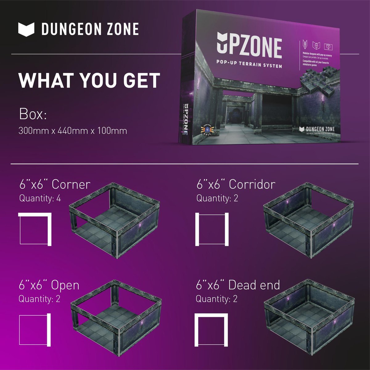 UpzoneWargaming's tweet photo. Here is a preview of the contents of the Dungeon Zone, coming to our Kickstarter on the 10th November. Perfect for RPGs or some close-quarters combat 🤘🧙‍♂️ https://t.co/17zyuTlRqq #dungeon #upzone #wargaming #dungeonsanddragons #RPG #kickstarter https://t.co/CQ3CLvdW3A