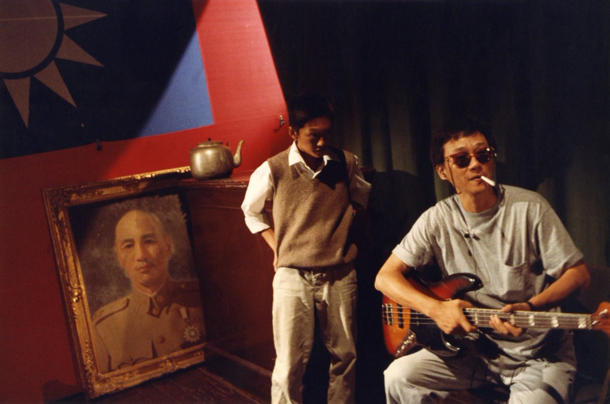 Happy Birthday, Edward Yang! Photographed here behind the scenes of A BRIGHTER SUMMER DAY, 1991.
