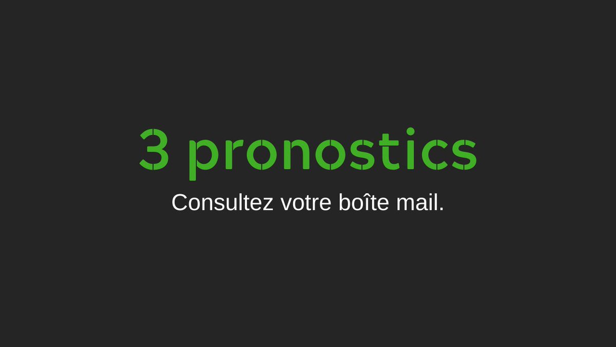 ZeFootTipster's tweet photo. 📢 Nouveaux pronostics disponibles !

#TeamParieur #ChangezVotreManièreDePenser https://t.co/owkmSAKqyD