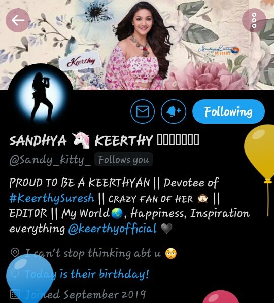 Karan_Suriya_'s tweet image. Happy Birthday My Chella Thangachiii @Sandy_kitty_ 😊🎂🎂🎉🎂🎂🎂🎶🎉

Sorry for Late Wish ma! 😛😛

@KeerthyOfficial #HBDSandhya #HappyBirthdaySandhya