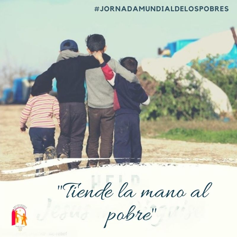 _CARITAS's tweet photo. “Tiende la mano al pobre”
Consulta el mensaje de @Pontifex_es para la IV #JornadaMundialDeLosPobres
👉https://t.co/bpIuKm2ZW6 https://t.co/YwrafWCCLL