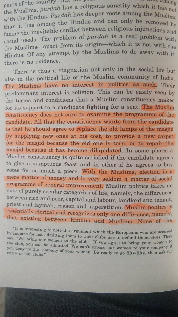 Ambedkar on Muslims in politics & elections...