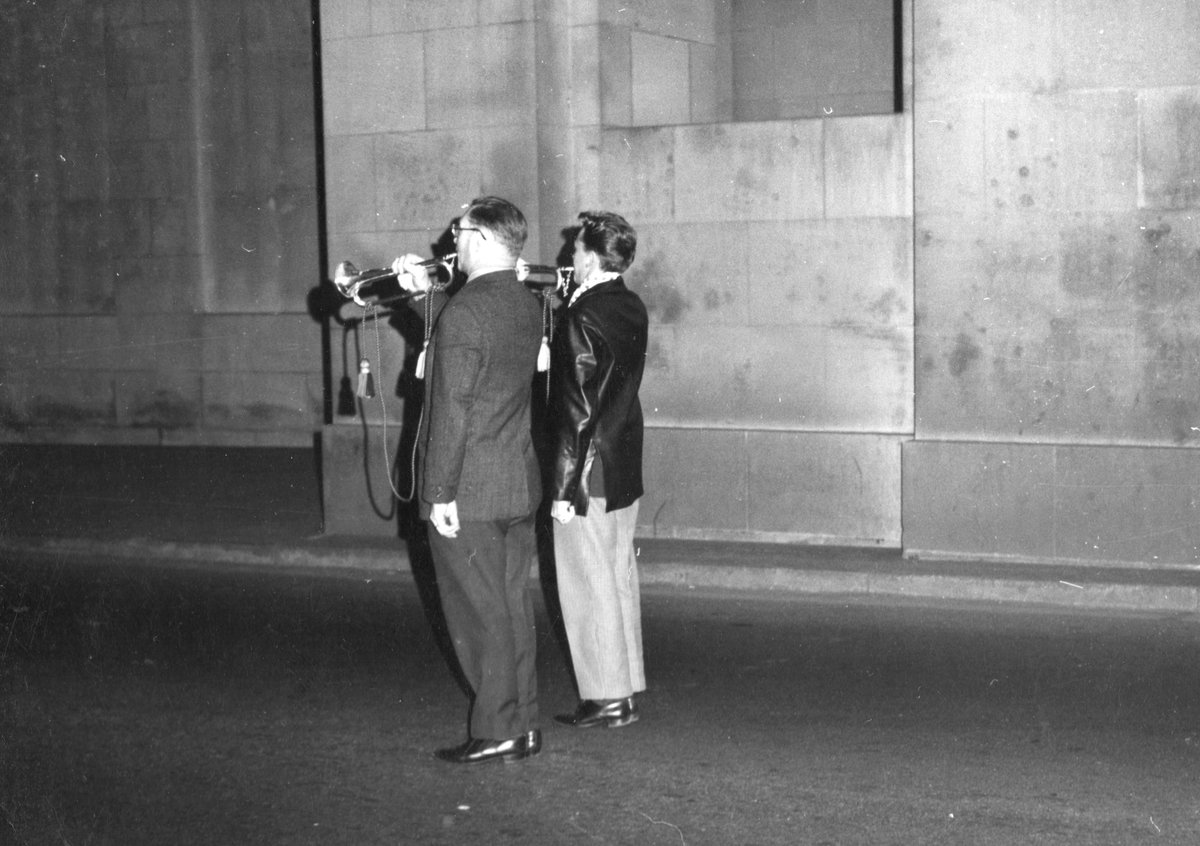  #WFA40: John Giles' photograph of a less busy Last Post Ceremony at the Menin Gate in the early 1970s.