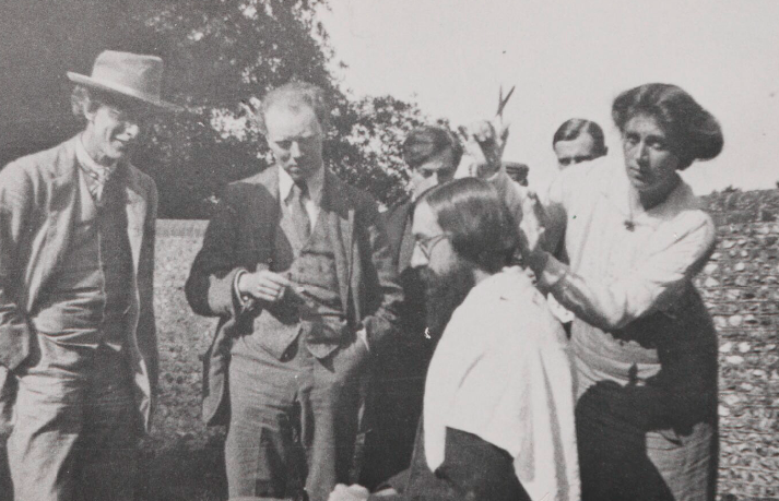 'There was probably no one less entertaining in the world', is how a fellow student described him. His friend Leonard Woolf was kinder, 'an eccentric in the best English tradition'. He was part of Bloomsbury Group, he is the shiny headed man standing behind Vanessa Bell...