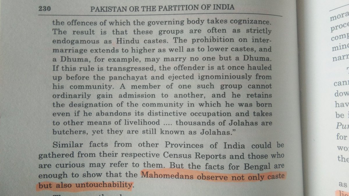 Ambedkar on slavery & caste in Muslims..