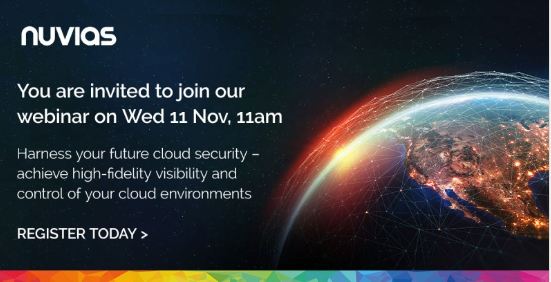 LRQA_cybersec's tweet photo. #Cloud Security and #Compliance Posture Management are becoming a critical component of Cloud Strategy. Join Nuvias Cyber Security webinar on 11 Nov at 11am to learn more about some of the Cloud Security services that Nettitude offer. https://t.co/GTpoNxGhkl #CyberSecurity https://t.co/LdfpOeRxZ2