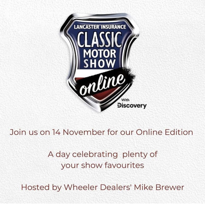 PoppyseedMedia's tweet photo. Working with the Lancaster Insurance Classic Motor Show to organise and create content for its one-day online edition. Tune in on Sat 14 Nov via the show's Facebook, YouTube &amp; website. 
Manic week ahead but a great day of #motoringmemories to help the Sporting Bears fundraising https://t.co/uiPGSAcHAG
