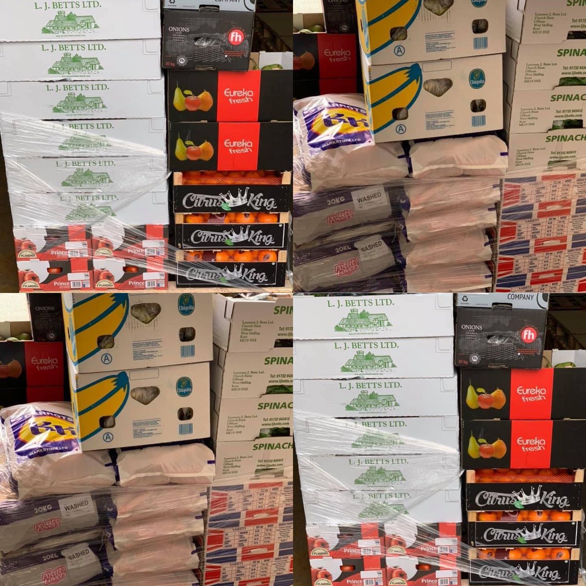 Today’s delivery helping to feed our local children #nutrition #5aday