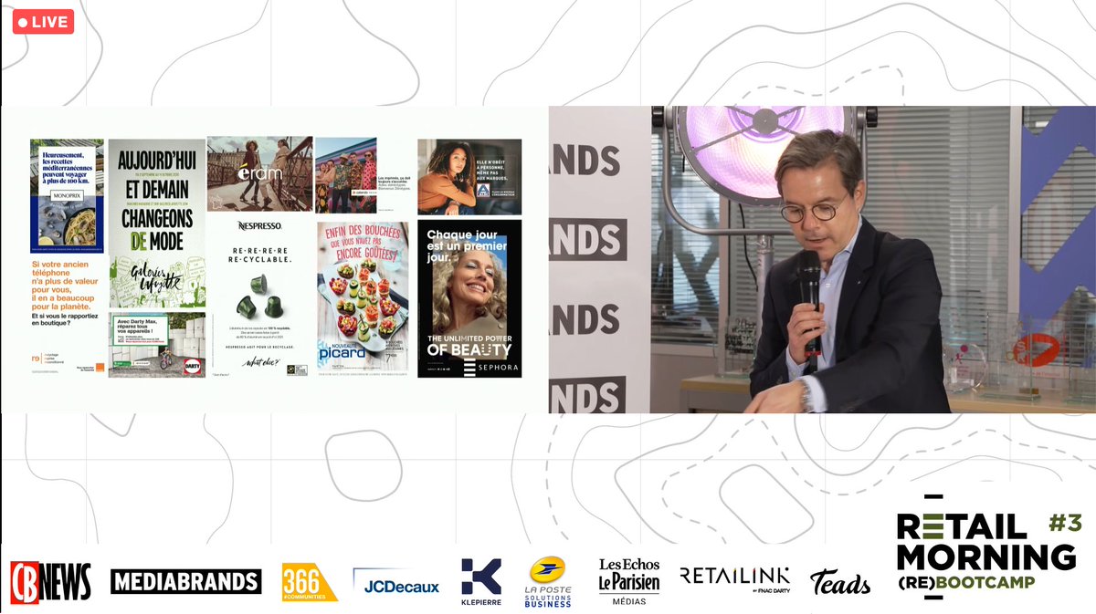« Notre média, parce qu’il s’adresse à tous, les marques peuvent l’utiliser pour montrer le sens qu’elles peuvent donner à leurs actions. » Jean Muller, <a href="/JCDecaux_France/">JCDecaux France</a> #RetailMorning20