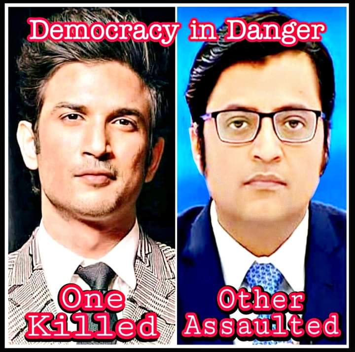 Flipper_0947's tweet photo. It doesn't seems as We are fighting for Sushant Justice only, it seems as We R Fighting to Get Freedom from Dictatorship in A Democratic Country....!!

#Justice4SSRUnstoppable
#ReleaseArnabNow https://t.co/z1hlSxc7ge