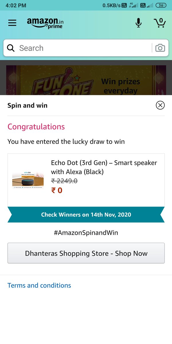 Kingsankush75g1's tweet photo. #AmazonSpinandWin https://t.co/TyrqK4nnKG