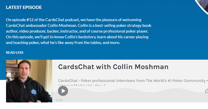 cardplayerlife's tweet photo. Thoroughly enjoyed interviewing @CardsChat ambassador @TeamMoshman on the latest episode of the CardsChat podcast.

If you haven't yet had a chance, check it out.

As always, happy to get your feedback.

https://t.co/rVbmRLrqct https://t.co/Pd9s9aiDzU