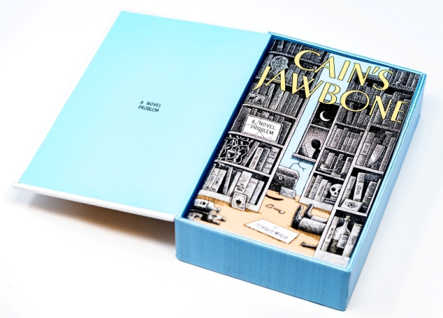 But... the solution was never published. Last year  @johnmitchinson  @unbounders were approached by  @LSterneTrust. Would we like to publish Cain's Jawbone and launch a new competition? YES! But... did a solution exist anywhere? A retired headmaster came to the rescue...