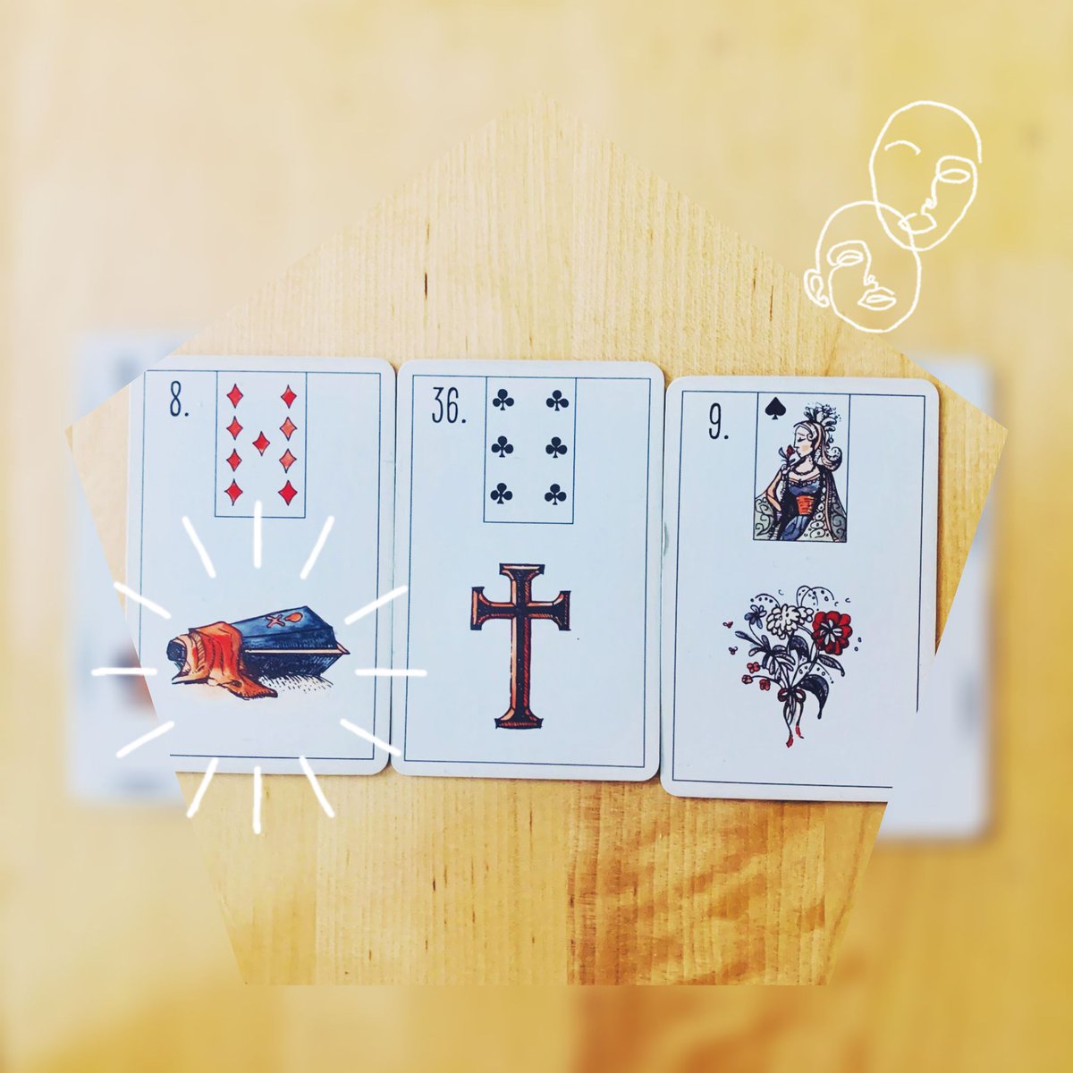 kntfatalepod's tweet photo. Is the Queen going to pass away soon? 👑😶🇬🇧

#TarotReading #cartomancy #lenormand #witchesoftwitter #witchesofinstagram #witchesoffacebook #divination #podcast #podcasting #queen #uk #Elizabeth #royal https://t.co/0E2pFSvS1I