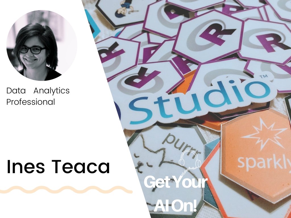 MorphL (@morphlio) on Twitter photo Ep. 15 of Get Your AI On! podcast is here, featuring <a href="/inesz/">Ines Teacă</a> - Data Analytics Profesional at Telekom Romania and <a href="/rladiesbuchares/">R-Ladies Bucharest</a> leader: anchor.fm/get-your-ai-on Ep. 15 of Get Your AI On! podcast is here, featuring <a href="/inesz/">Ines Teacă</a> - Data Analytics Profesional at Telekom Romania and <a href="/rladiesbuchares/">R-Ladies Bucharest</a> leader: anchor.fm/get-your-ai-on