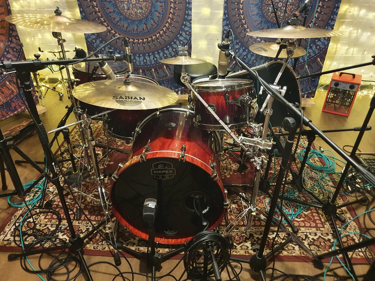 LBDofficial's tweet photo. Earlier this week, we started tracking drums for our new album. π₯ππ€π #lesbianbeddeath #aimeeviolet #thewitchinghour #gothicpunk #gothicrock #recordingstudio https://t.co/jvrsmJvtkO