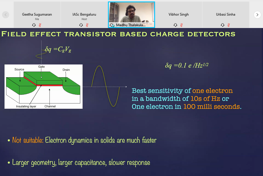 IAScBng's tweet photo. Madhu Thalakulam. @tvmiiser discuss his work on
`Charge amplification approaching the quantum limit'.
Watch at: https://t.co/VHnI4OSsLR
#QuantumTechnology #science #86AM
@IndiaDST https://t.co/i87o7CQfI2