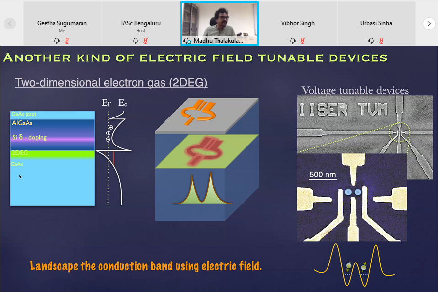 IAScBng's tweet photo. Madhu Thalakulam. @tvmiiser discuss his work on
`Charge amplification approaching the quantum limit'.
Watch at: https://t.co/VHnI4OSsLR
#QuantumTechnology #science #86AM
@IndiaDST https://t.co/i87o7CQfI2