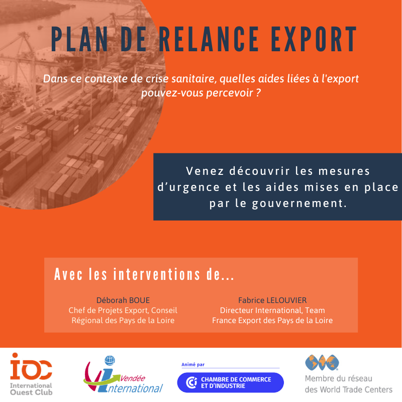 ARobergeau's tweet photo. J-8 Matinale pays @ClubIOC + présentation #PlanRelanceExport @tfepdl @paysdelaloire
RV vendredi 13 novembre dès 8h15 #webinar
▶️https://t.co/O9IfFvQTXE https://t.co/PiqkzLo8ZE