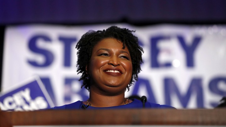 "I began working on voter protection issues as a college student, because I'm the daughter of two civil rights activists. My father was arrested at the age of 14, helping register blacks to vote in Hattiesburg, Mississippi." - Stacey Abrams