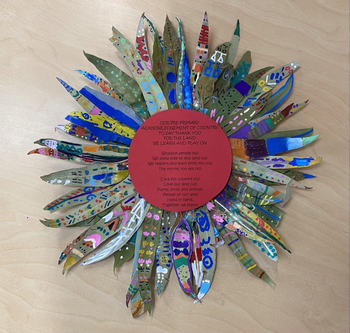 MrsJoBorg's tweet photo. The Pre-primary Acknowledgement of Country looks and sounds amazing! #hccellenbrook https://t.co/bYc3RQNaxA