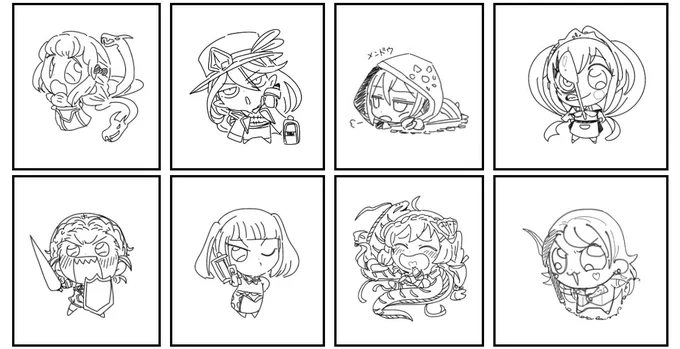 ピはかなり前に描いたやつだから描き直すかも 