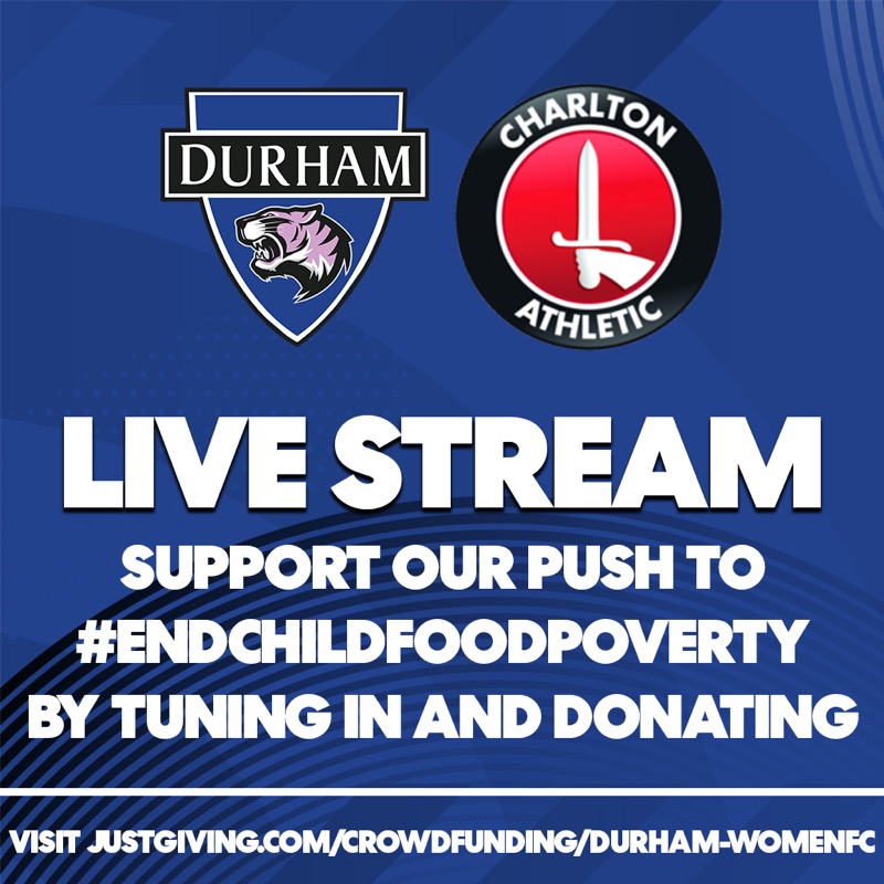 DurhamWFC's tweet photo. You can donate directly to help us #ENDCHILDFOODPOVERTY by clicking below 👇🏻
The price of a match ticket (just £6) could really help those in need 💙