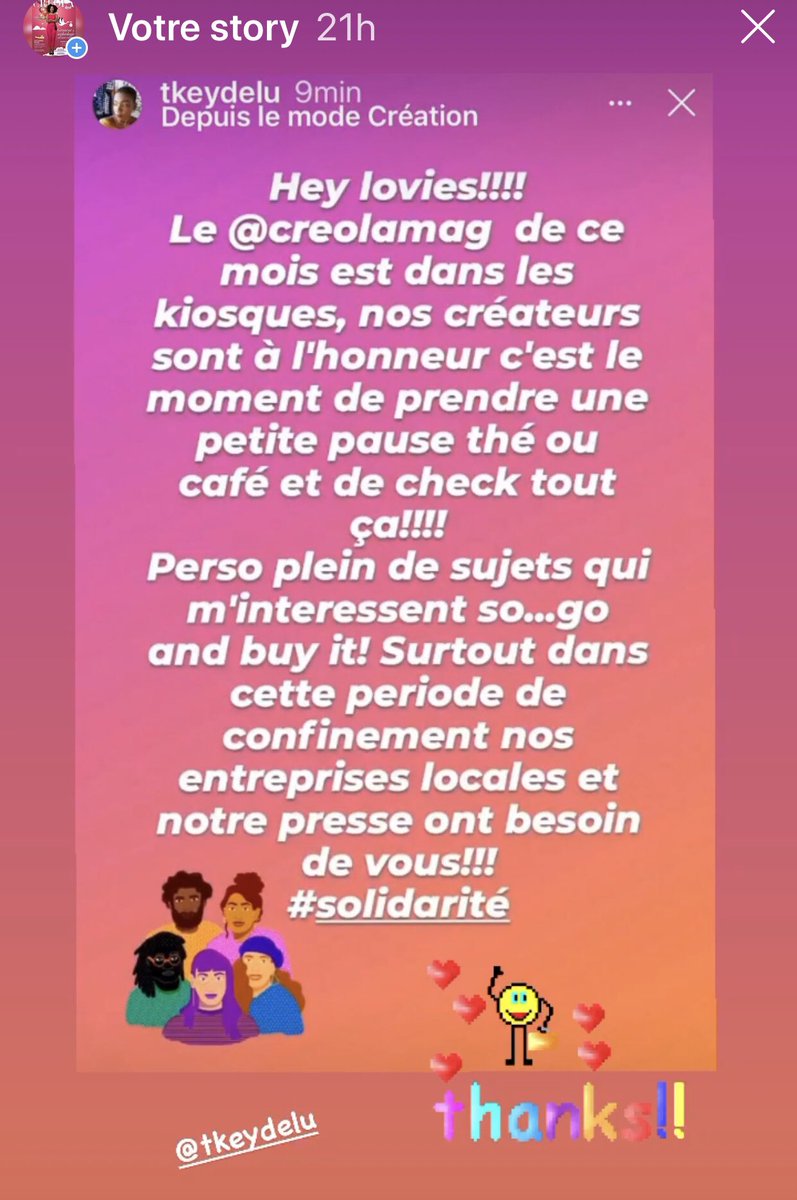 CREOLAMAG's tweet photo. Merci à tous nos lecteurs qui partagent à fond sur les réseaux sociaux leur Creola ! https://t.co/suCFC8ut5N