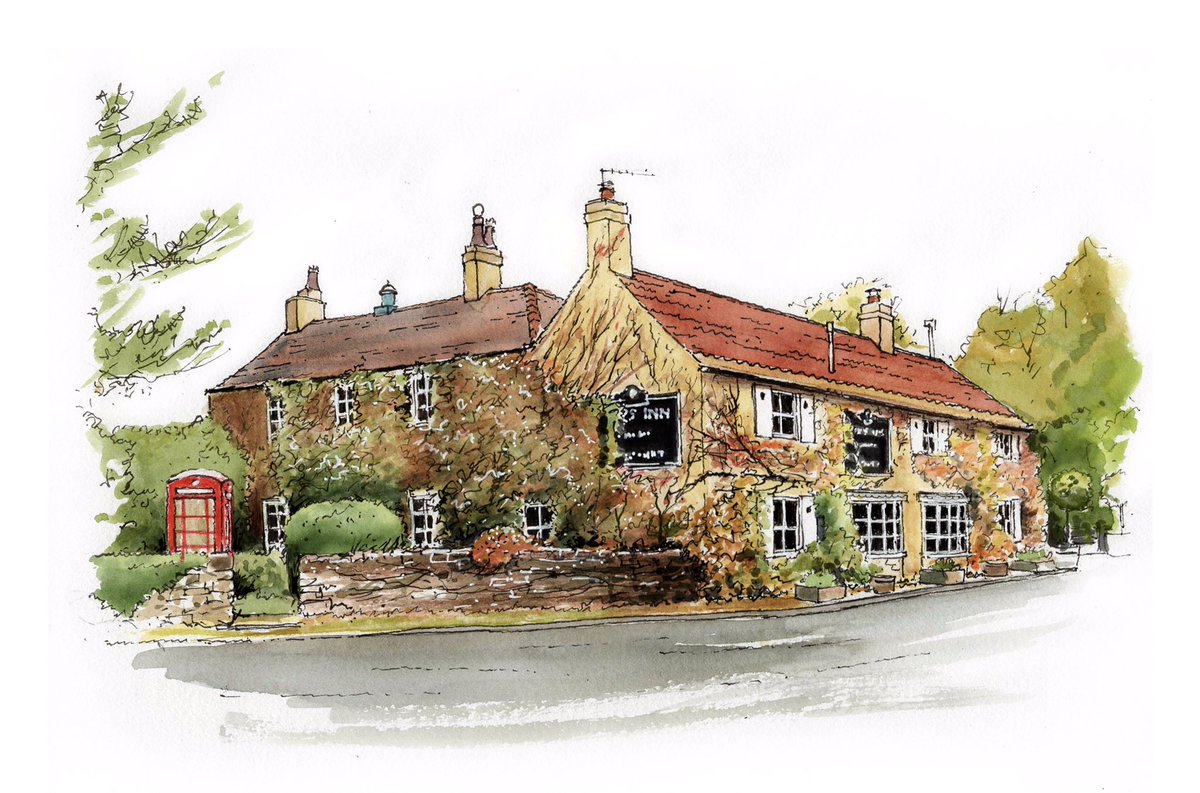 An autumn sketch of “The Chequers Inn” at Ledsham a wonderful and personal favourite traditional English Pub in a delightful village, many hours spent there as a young man 🍺<a href="/Yorkshire_Life/">Yorkshire Life</a> <a href="/CAMRA_Official/">CAMRA</a> <a href="/Tweet2Yorkshire/">Tweet To Yorkshire</a> <a href="/GoodPubGuide/">The Good Pub Guide</a> <a href="/charlesevansart/">Charles Evans Artist</a>