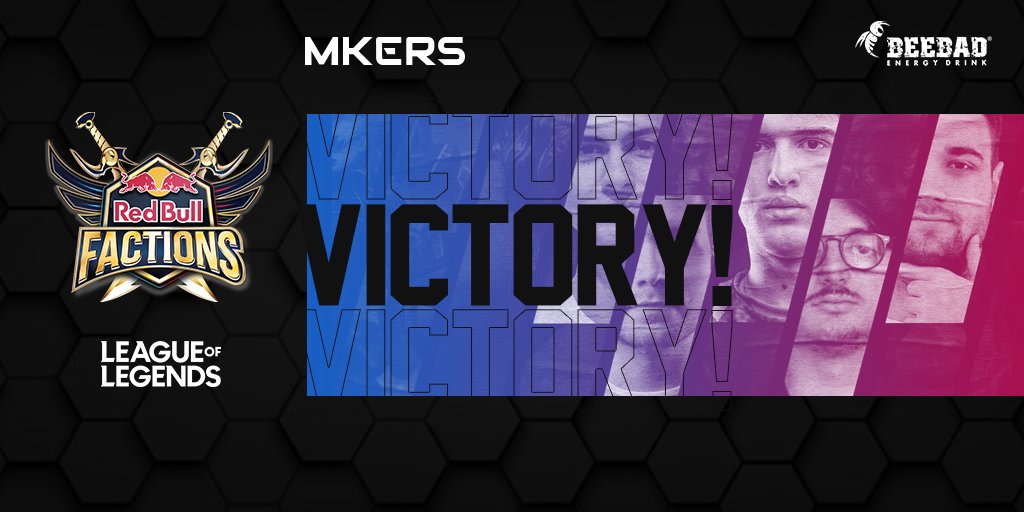 mkersofficial's tweet photo. Our boys' journey in the Red Bull Factions begins with a convincing victory 🆚 #NAT.  GG. 🔥

#GoMkers  #RedBullFaction

@lol_gabbo 
@FourLoL4 
@CohleLoL 
@TabaLoL_  
@Raxxo_LoL  

@Ettorevan  
@PhomaLoL https://t.co/HL3yn5Hw4n