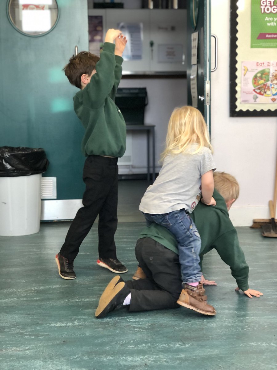 HumbieA's tweet photo. We pride ourselves on simplicity, creativity and having a jolly good laugh. When we heard the Covid restrictions we worried how the kids would cope without their usual toys. We needn’t have worried, they are happier than ever before! #humbie #childledfun #outdoorlearning https://t.co/6VuHRnqJSS