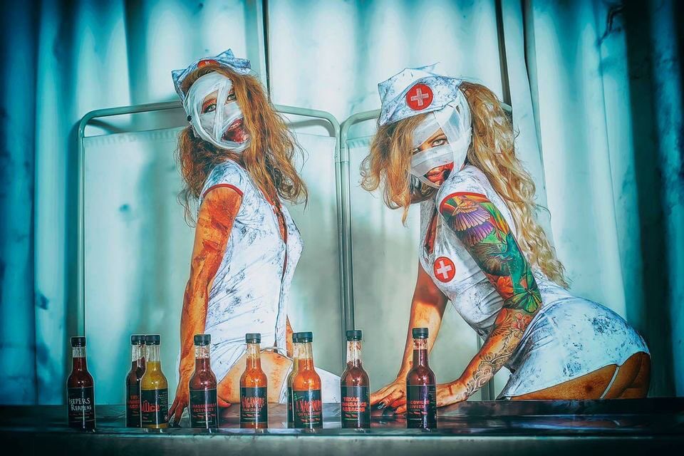deadofnightff's tweet photo. We’re over the moon to announce that next years Dead of Night Film Festival has gained a new sponsor, so say hello to DEAN OF THE DEAD’S HOT HORROR SAUCES.

Website: https://t.co/Ji8GHFjEQG
Facebook: @deanofthedead666
Youtube: Dean of the Dead TV https://t.co/ur7KxQo9Os